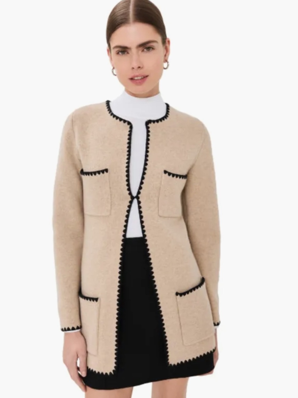 Reformation Isabella Wool Sweater Jacket